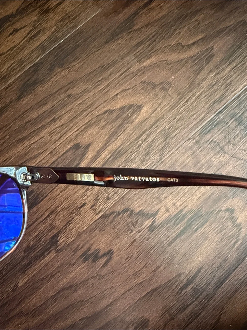 John Varvatos Brown Tortoiseshell Men's Sunglasses - Classic Round Frame